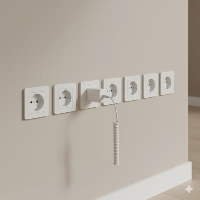 Instalação de tomadas e pontos